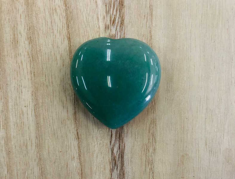 Corazón Cuarzo Verde Aventurina 4,5 cm